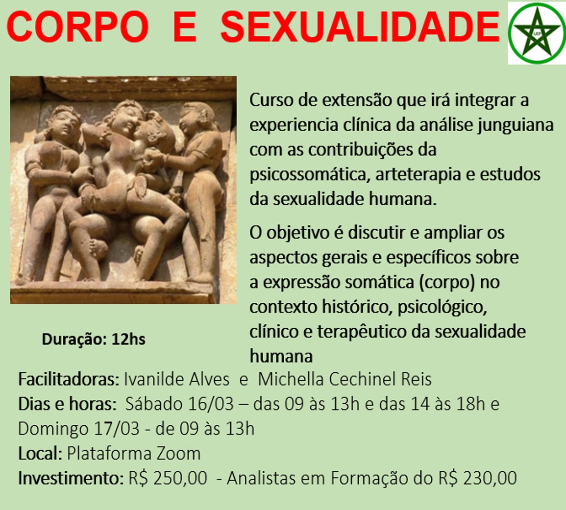 CONHEÇA O IJEP - Instituto Junguiano de Ensino e Pesquisa CORPO E SEXUALIDADE